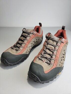 Merrell Intercept Rust Low Top Hiking Vibram Sole Trail Shoes Men's Sz 13 J73787